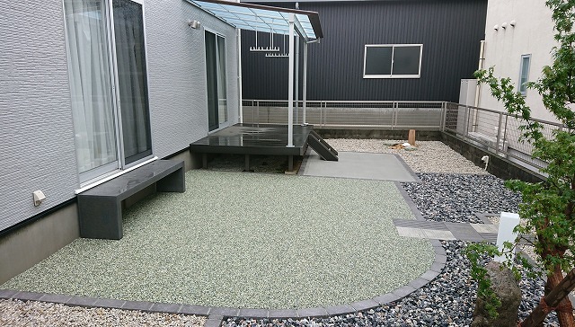 和モダン 手間のかからないお庭 完成報告と解説_e0361655_17140519.jpg