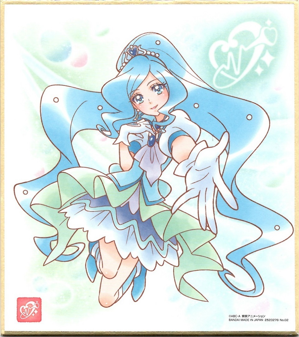 【開封レビュー】プリキュア色紙ART2(6個目~10個目)_f0205396_17183551.jpg
