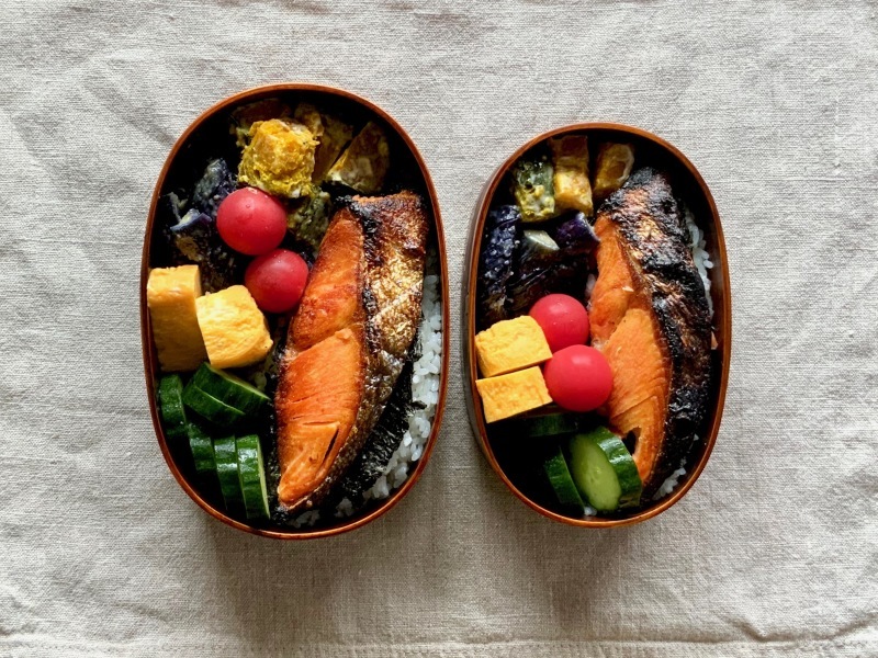鮭弁当_d0367334_08595370.jpg