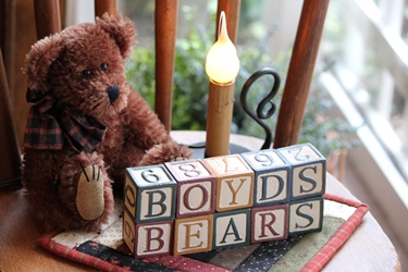 Boyds Bearのブロックとモヘアベア_f0161543_16335017.jpg