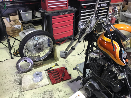 93FXSTC車検整備等開始〜 7/10/2020_c0133351_17385188.jpg