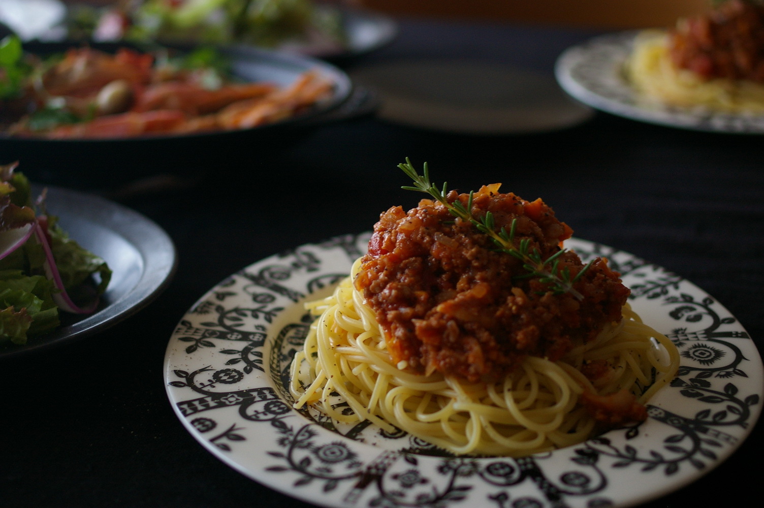 具沢山ミートソースパスタ_d0327373_21060190.jpg