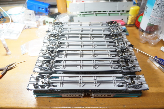 鉄道模型・HO】クキ1000の製作検証・7 : kazuの日々の企み！