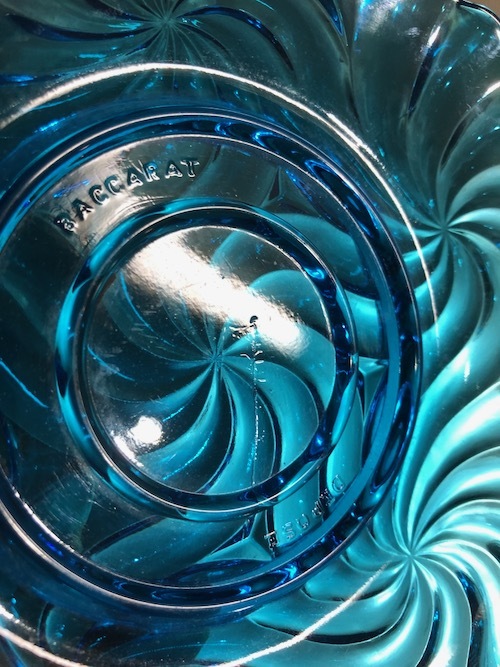 Baccarat Rosaces Multiples Blue Candle Holder_c0108595_23172085.jpeg