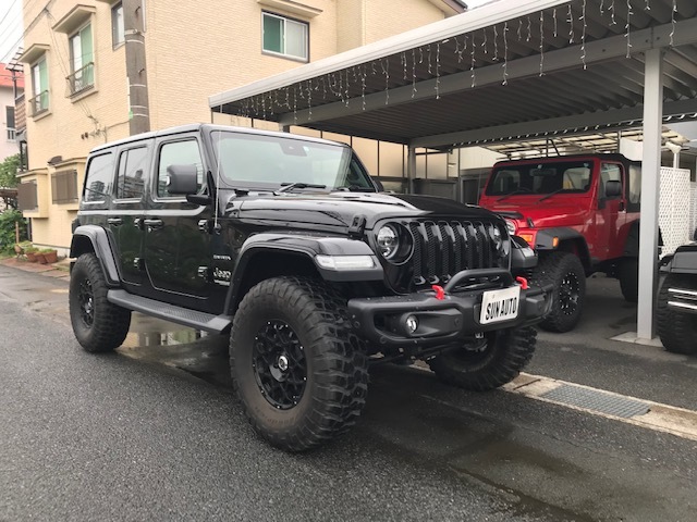Jl ラングラー 納車前 プチカスタム サンオート 中古車 販売店 ジープ ラングラー Jl Jk Tj チェロキー ４ ４ Life スタッフ日記