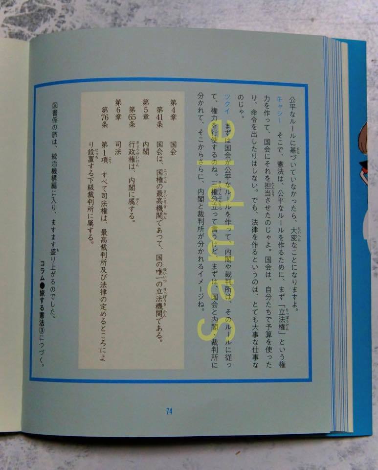 大人にこそ薦めたい本 ほとんど憲法 黄色い電車に乗せて