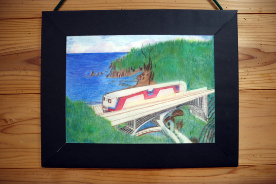 色鉛筆画 ~ 三陸鉄道リアス線 ~_e0222340_1143230.jpg
