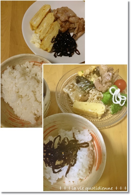 【今週の常備菜】天の川ようかんの感想とダンナさんのお弁当定食(笑)_a0348473_14135522.jpg