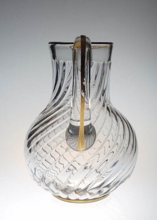 Baccarat Bambous Pitcher With Goldline_c0108595_23235012.jpeg