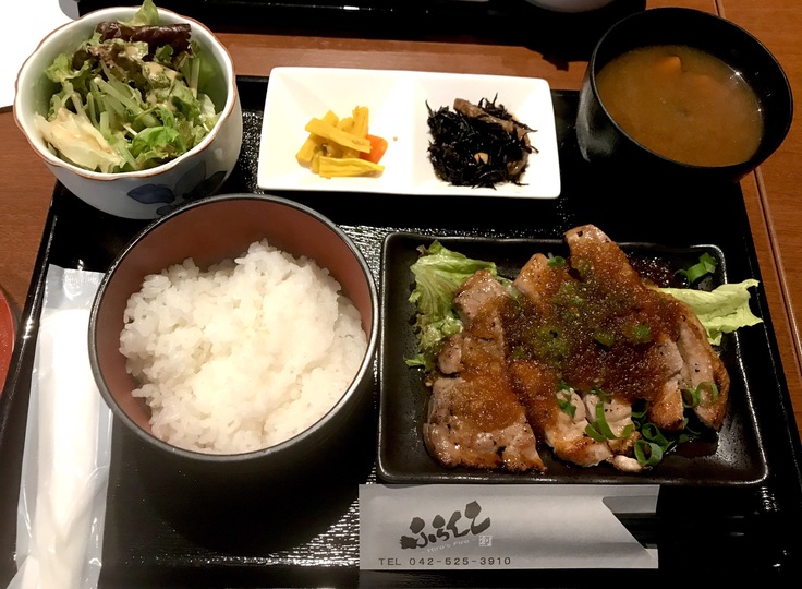 ポークジンジャー定食@ふらんこ(立川)_c0212604_1214023.jpg