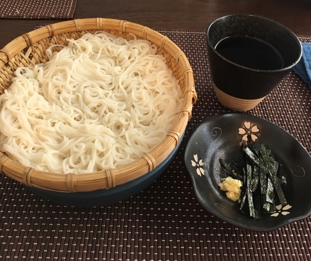 最後の素麵を調理する―手延べ素麵食べたい。。。_e0350971_23172368.jpg