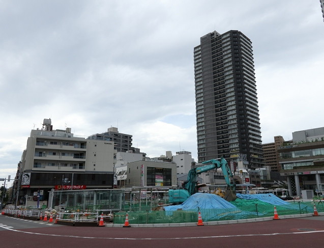 国分寺駅北口 交通広場工事 年7月 ひのきよ