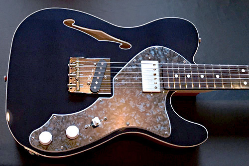 「Waterfall Blue MetallicのHollow T-Line」1本目が完成!_e0053731_17544420.jpeg