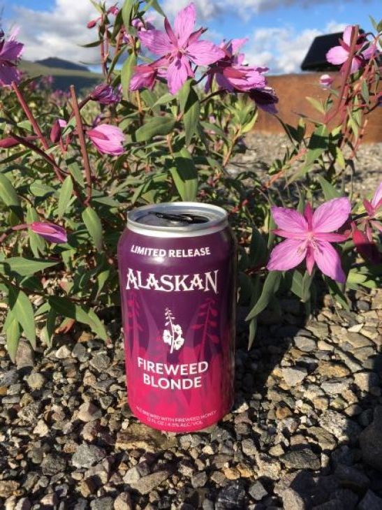 アラスカの地ビール 2  Alaska Brewing Co. \"Fireweed Blonde\"_b0135948_08042502.jpg