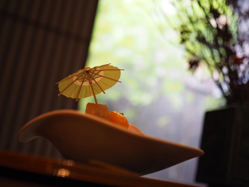 【eX cafe 祇園店】町家で味わう「千年の恋パフェ」_b0008655_14390006.jpg
