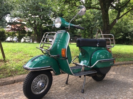 1980 Piaggio Vespa P200E VERDE フル装備オリジナルレアカラー 13,000km_f0123137_14372255.jpg
