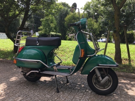 1980 Piaggio Vespa P200E VERDE フル装備オリジナルレアカラー 13,000km_f0123137_14392260.jpg
