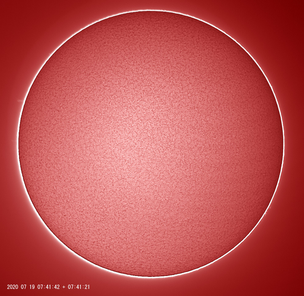 7月19日の太陽 今日も晴れ 暑い!!_e0174091_16231092.jpg