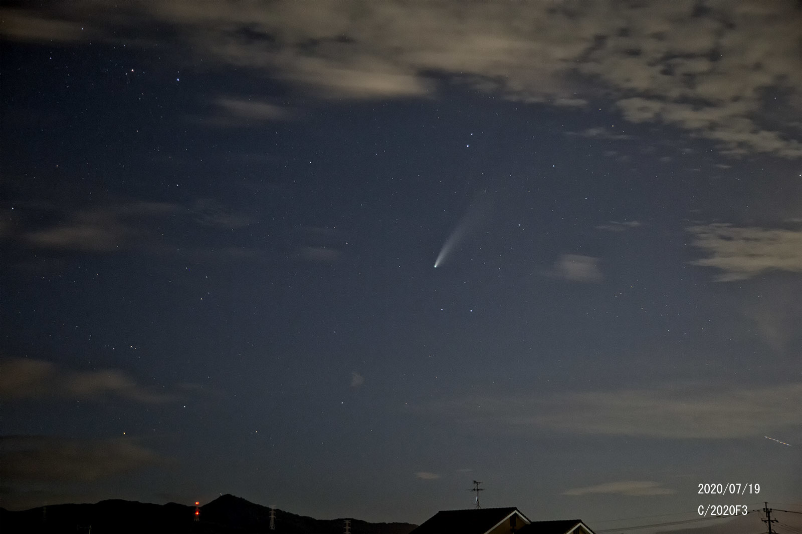 やっと撮影成功! ネオワイズ彗星_e0174091_22231586.jpg