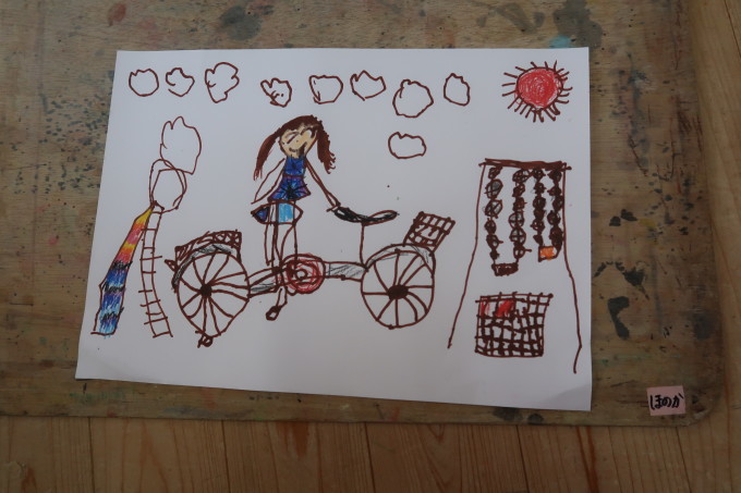 年長らいおん組さん 自転車の絵を描きました 美木多幼稚園からのお知らせ 年長らいおん組さん 自転車の絵を描きました 美木多幼稚園からのお知らせ
