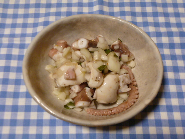 手長ダコのマリネ 手作り料理 トンボtimes 手長ダコのマリネ 手作り料理 トンボtimes