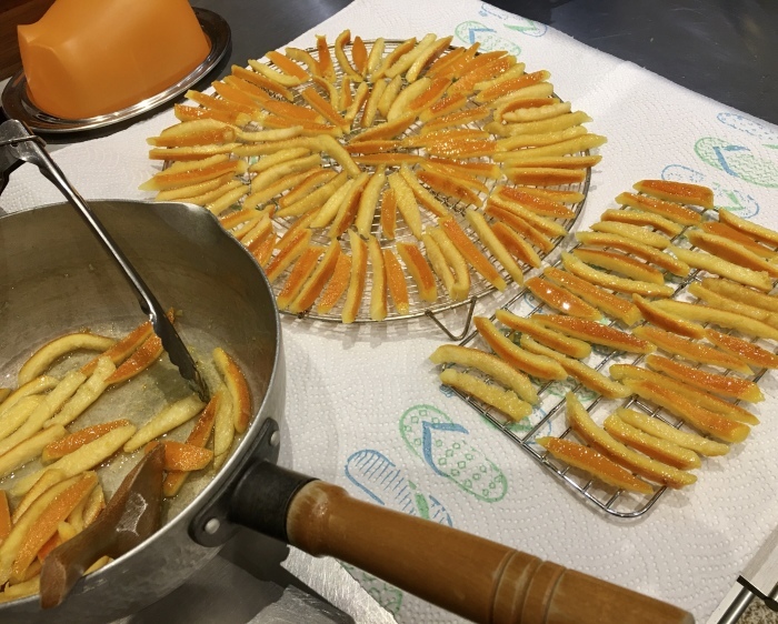 オレンジピールのその後 Candied Orange Peels Completed アメリカからニュージーランドへ