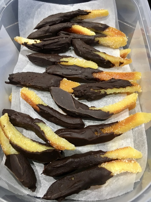 オレンジピールのその後 Candied Orange Peels Completed アメリカからニュージーランドへ
