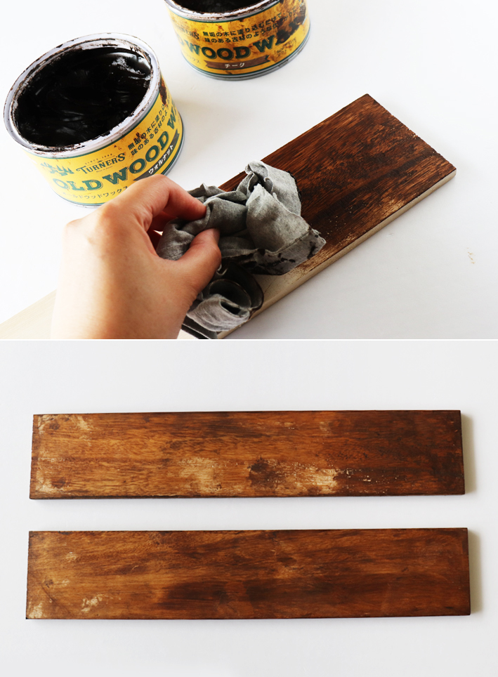 セリアの２アイテムで簡単DIY 「北欧風シェルフ」_d0351435_09121382.jpg