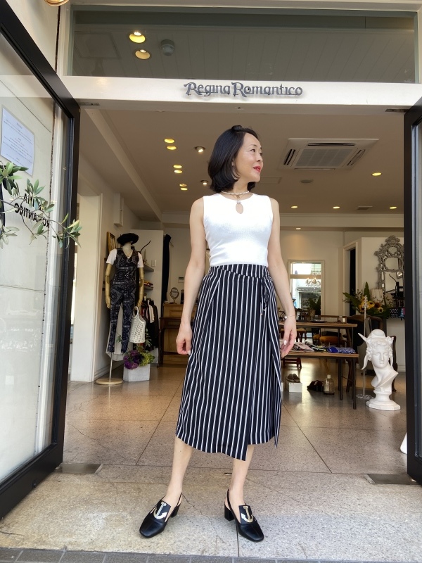 REGINA ROMANTICOの巻きスカートで夏は快適♫ : REGINA