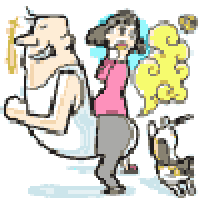 《 自粛生活は 運動不足 》_c0328479_15164175.gif
