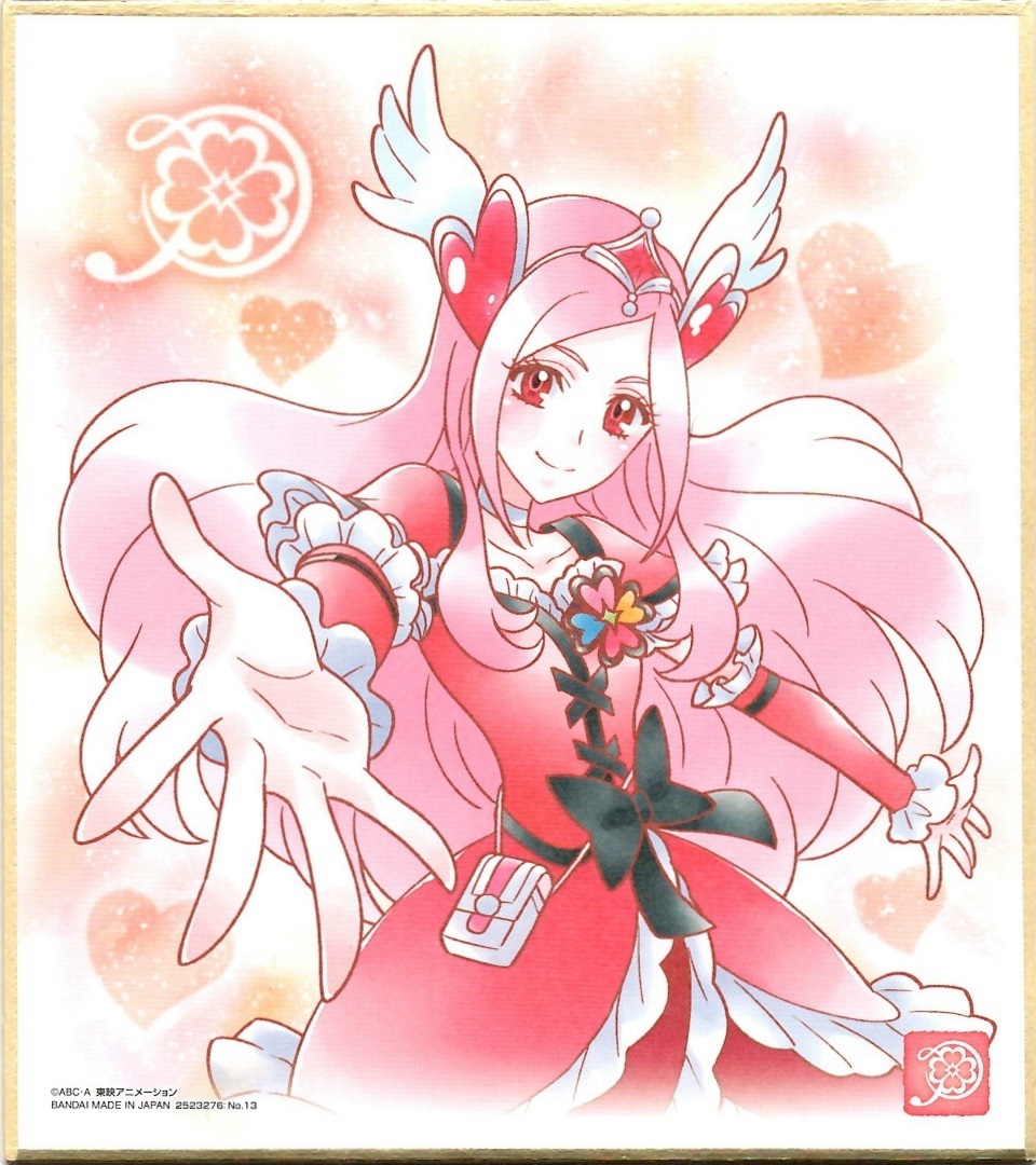【開封レビュー】プリキュア色紙ART2(11個目~15個目)_f0205396_18104928.jpg