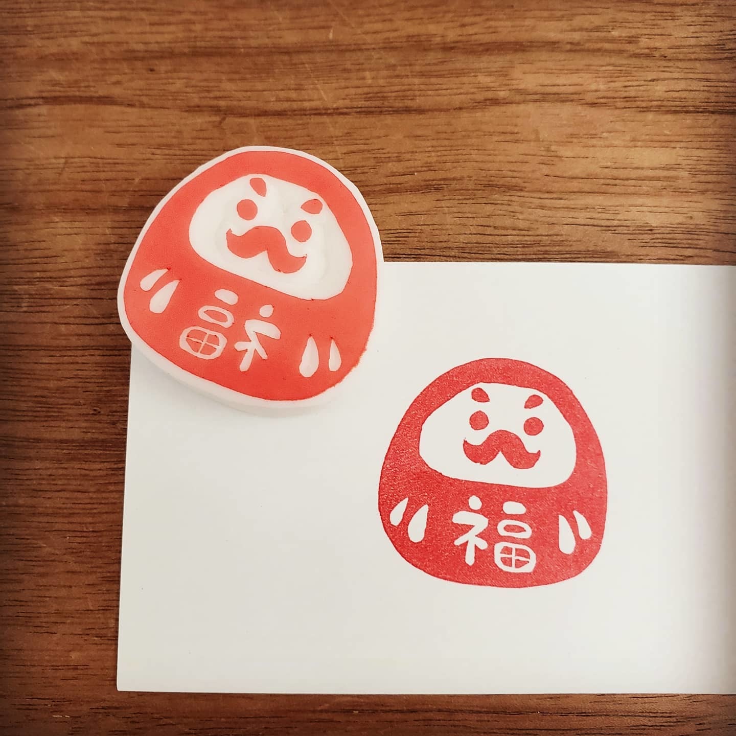 Minneでだるまの福はんこお買い上げいただきました Kedi Kedi Minneでだるまの福はんこお買い上げいただきました Kedi Kedi