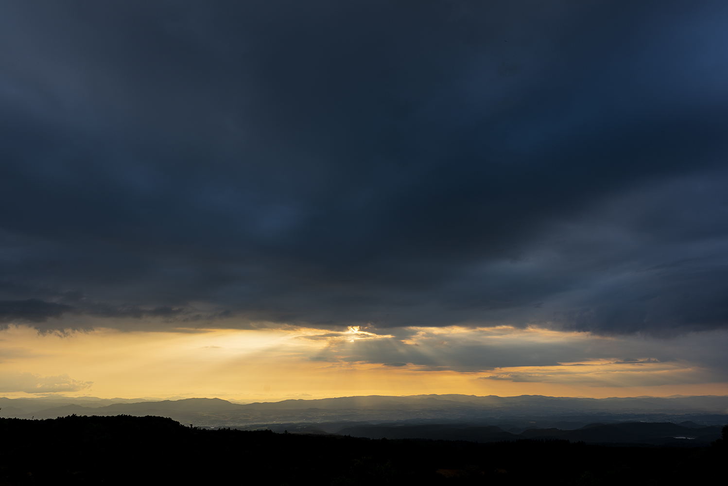 十勝岳から見た夕景_f0263749_20253611.jpg