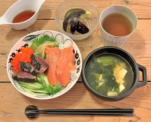 丼のおうちごはん♪ と お弁当_d0249193_13375700.jpg