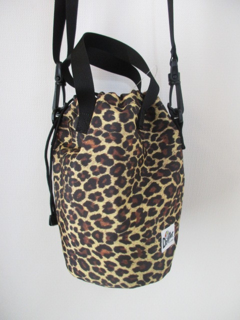 Drifter ドリフター DRAWSTRING POUCH LEOPARD ドローストリングポーチ