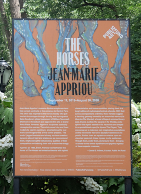さらに「体験」や「物語」が重要に？ The Horses: Whimsical Art at Central Park_b0007805_20290746.jpg