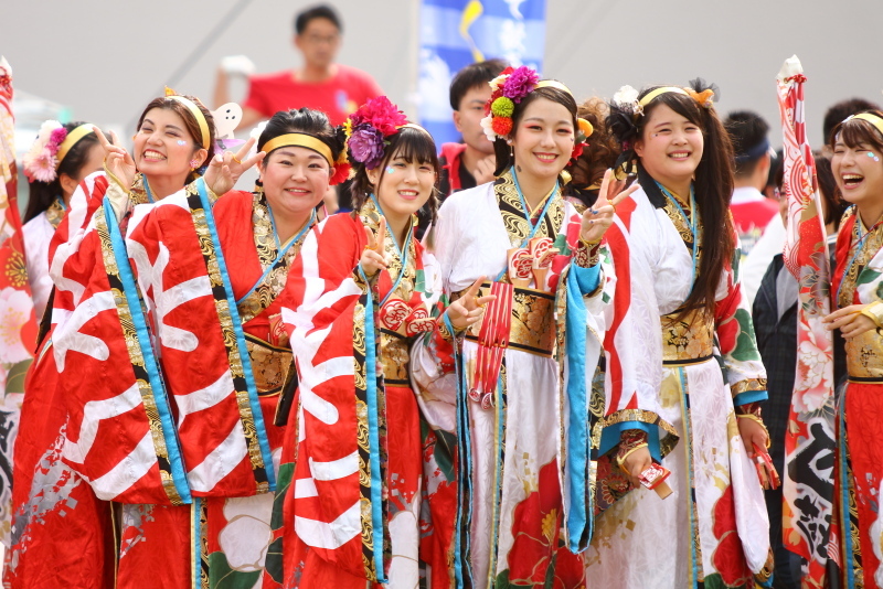 2019今治よさこい祭り 松山よさこい風舞人 芝っちステージ その1_a0077663_13285795.jpg
