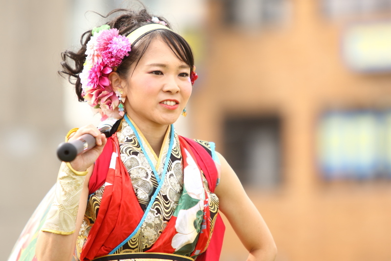 2019今治よさこい祭り 松山よさこい風舞人 芝っちステージ その1_a0077663_13285847.jpg