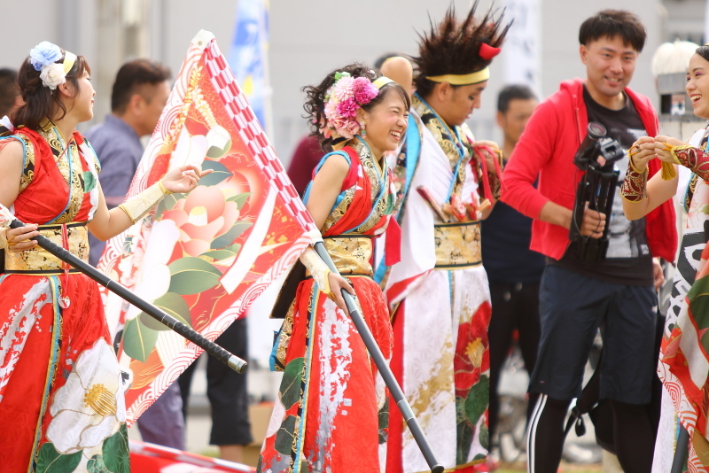 2019今治よさこい祭り 松山よさこい風舞人 芝っちステージ その1_a0077663_13285890.jpg