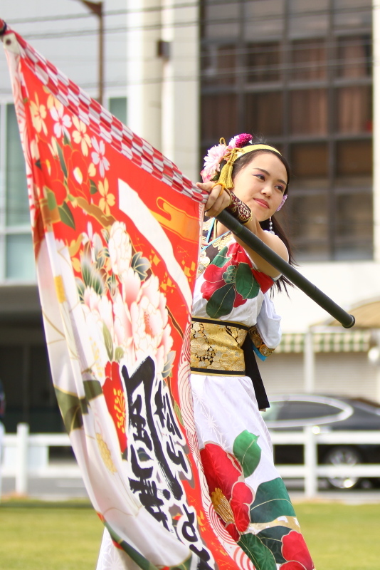 2019今治よさこい祭り 松山よさこい風舞人 芝っちステージ その2_a0077663_13312934.jpg