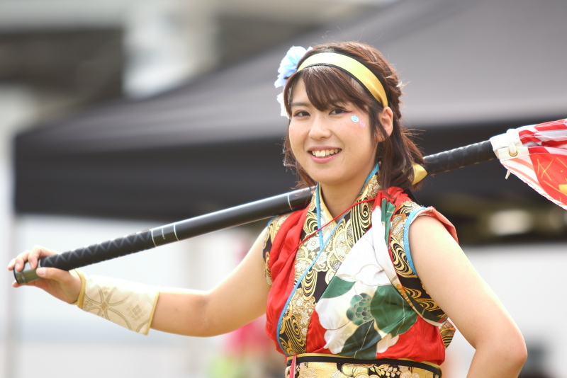 2019今治よさこい祭り 松山よさこい風舞人 芝っちステージ その2_a0077663_13312941.jpg