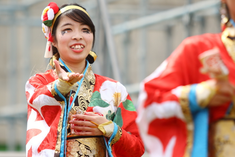 2019今治よさこい祭り 松山よさこい風舞人 芝っちステージ その2_a0077663_13313041.jpg
