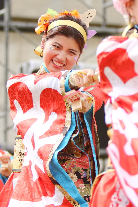 2019今治よさこい祭り 松山よさこい風舞人 芝っちステージ その2_a0077663_13313050.jpg