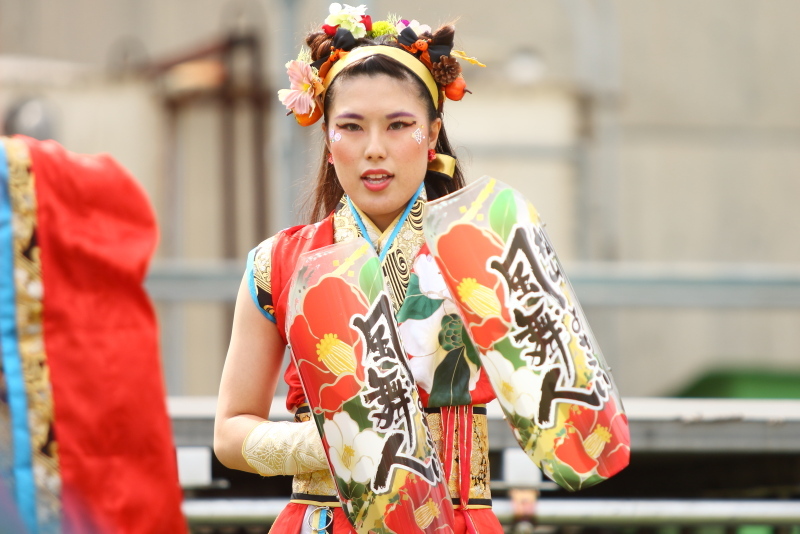 2019今治よさこい祭り 松山よさこい風舞人 芝っちステージ その2_a0077663_13313167.jpg
