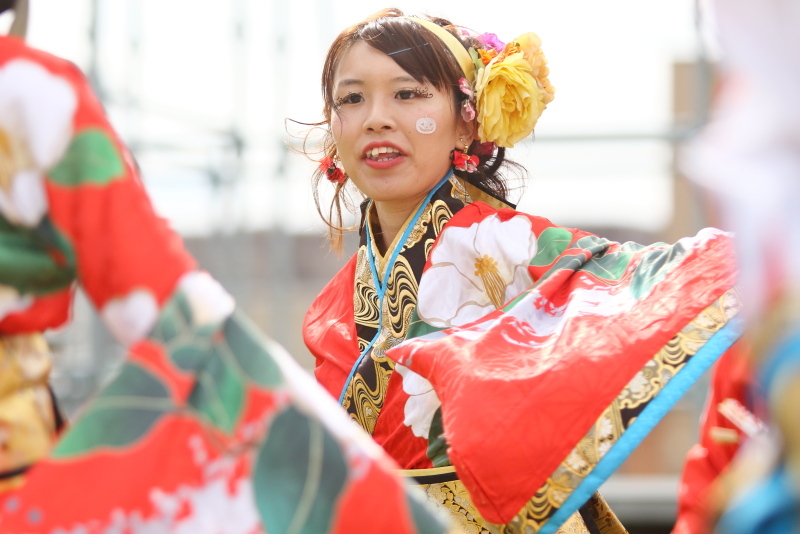 2019今治よさこい祭り 松山よさこい風舞人 芝っちステージ その4_a0077663_13344976.jpg