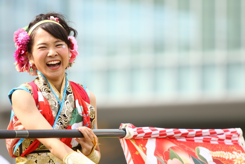 2019今治よさこい祭り 松山よさこい風舞人 芝っちステージ その4_a0077663_13345052.jpg