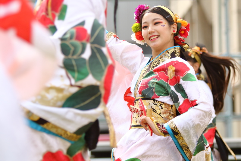2019今治よさこい祭り 松山よさこい風舞人 芝っちステージ その4_a0077663_13345077.jpg
