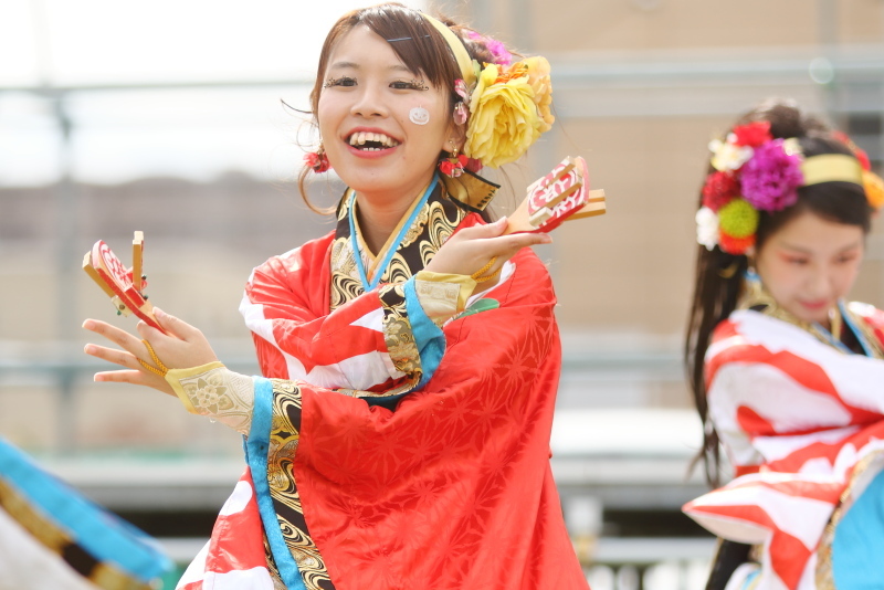 2019今治よさこい祭り 松山よさこい風舞人 芝っちステージ その4_a0077663_13345188.jpg