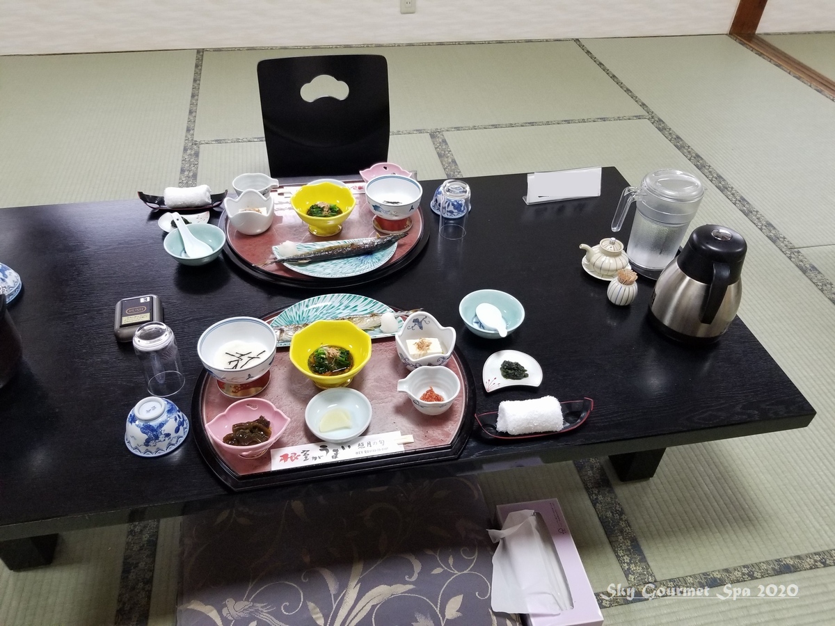 北海道爆走 3 000km その36 照月旅館 へ 朝食編 年7月 空とグルメと温泉と