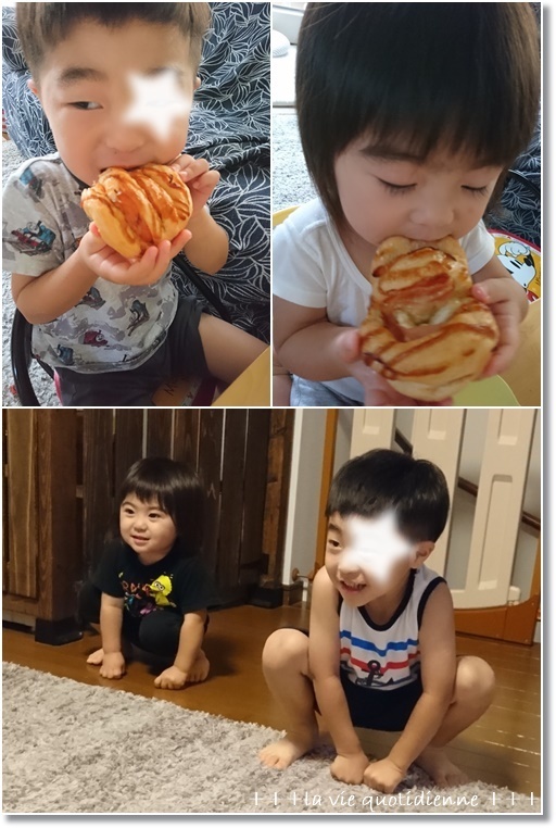 ボリューミーなハムマヨボートとウインナーボートそして姫の○○ちゃんも!_a0348473_23053181.jpg